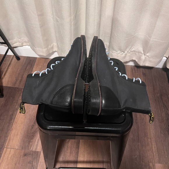 Dr. Martens AGGY Agyness Deyn Women's LTT Leather Boots - Black - Picture 6 of 16